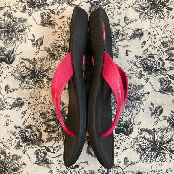 OKABASHI  Sz L Flip Flop Thong Sandals - Picture 5 of 11
